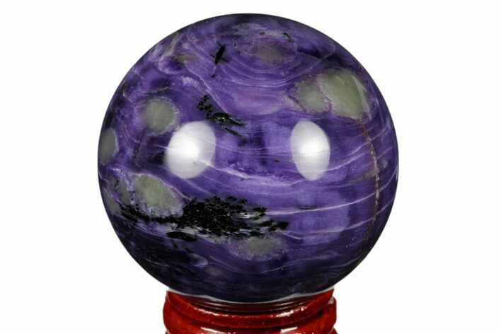 Polished Purple Charoite Sphere - Siberia #177845